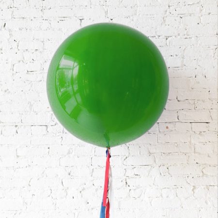 Шар большой воздушный с гелием зеленый