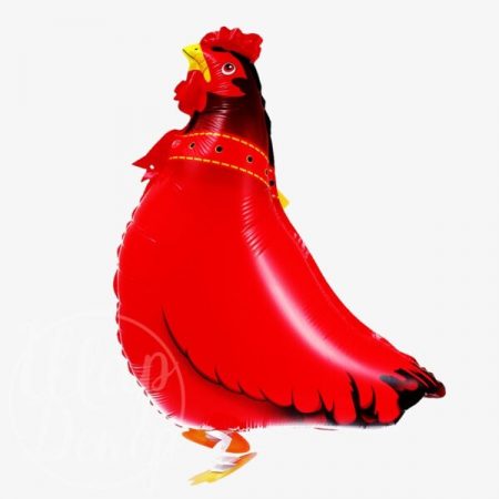 Шар ходячий Курица красная