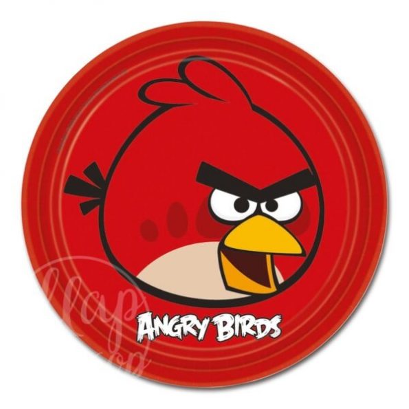 Тарелки Angry Birds 23 см
