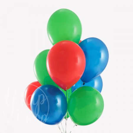 Букет воздушных шаров с гелием цвета Герои в масках