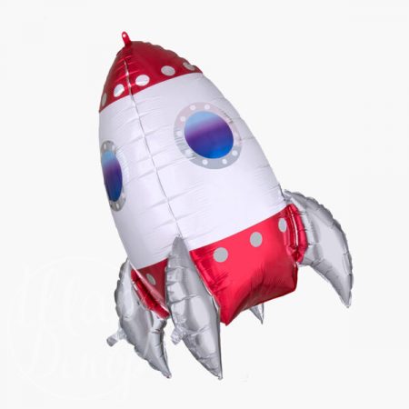 Шар воздушный с гелием Ракета 3D